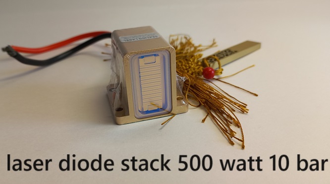 Catalog of 808nm diode stacks 200, 250, 300, 300, 350, 400, 500, 600, 600, 800, 1000, 1200, 1600, 2400 watts