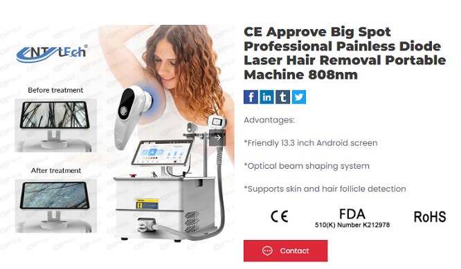 CE Approve Big Spot Professional Painless Diode Laser Hair Removal Portable Machine 808nm.    We are also interested in cooperation in the sale of cosmetology equipment.  Whatsapp , Telegram : +79180110234 Email: romshi777@gmail.com     *Friendly 13.3 inch Android screen