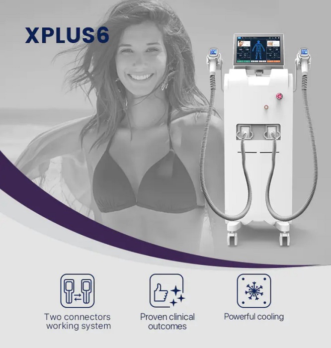 Two Handpiece Working System Professional Diode Laser Hair Removal Machine.   We are also interested in cooperation in the sale of cosmetology equipment.  Whatsapp , Telegram : +79180110234 Email: romshi777@gmail.com     Large 6cm2 spot size for quick hair removal treatment