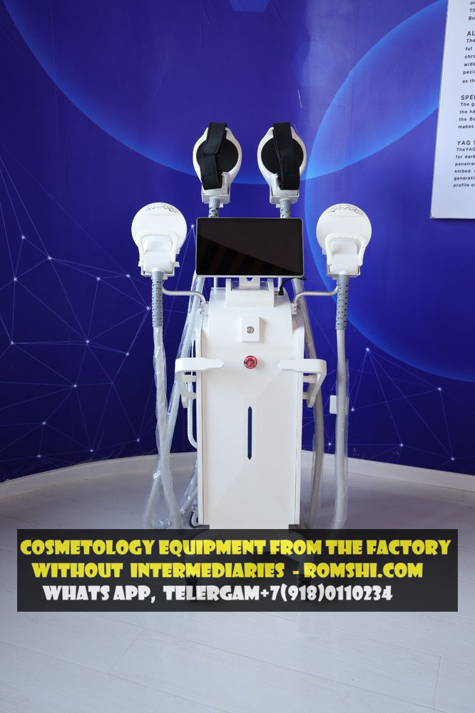 Factory cost of modern cosmetology equipment: Android diode laser, ND:YAG, PIKOLASER for tattoo removal, LPG machine, EMS and cryolipolysis. Repair services and spare parts for equipment of various brands.