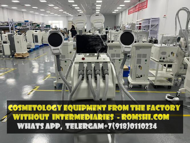 Factory prices for modern equipment for cosmetology: diode laser with Android system, ND:YAG, PIKOLASER laser for tattoos, LPG for figure correction, EMS and cryolipolysis. Repair and spare parts for different manufacturers.