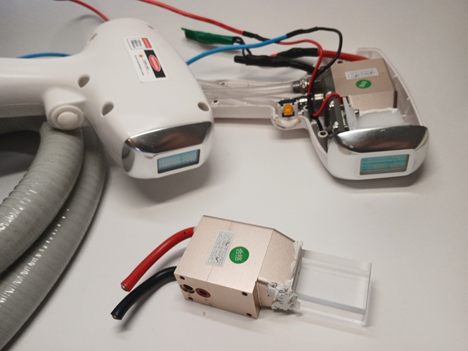 Diode stacks DVS-ZF1010BAI, DVS-HF1010BAI , DVS-H1010BAI  10 bar 1000W 808nm for repair PZ laser 
