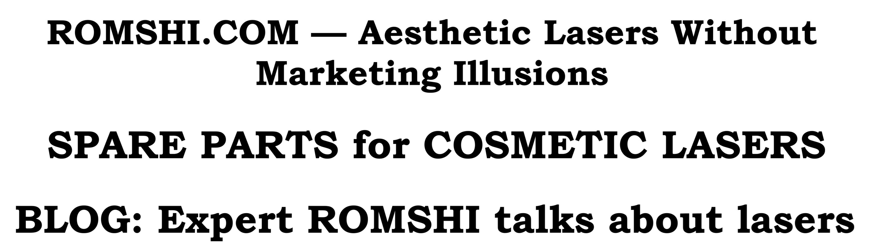 Diode laser manufacturer for hair removal, diode stack supplier | ROMSHI.COM