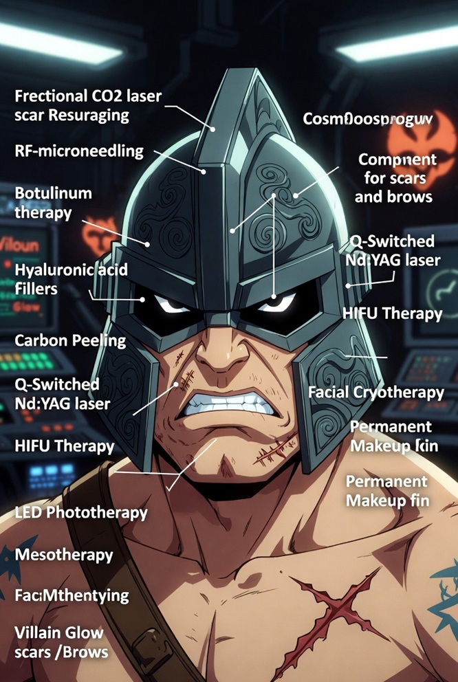What could modern cosmetology offer Shredder in 2026? Shredder — the legendary villain with a metal mask, scars, an aggressive personality, and a life lived in the shadows.