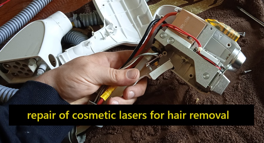 repair of cosmetic lasers for hair removal