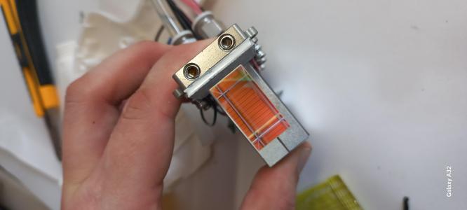 Spare diodes module for laser handle