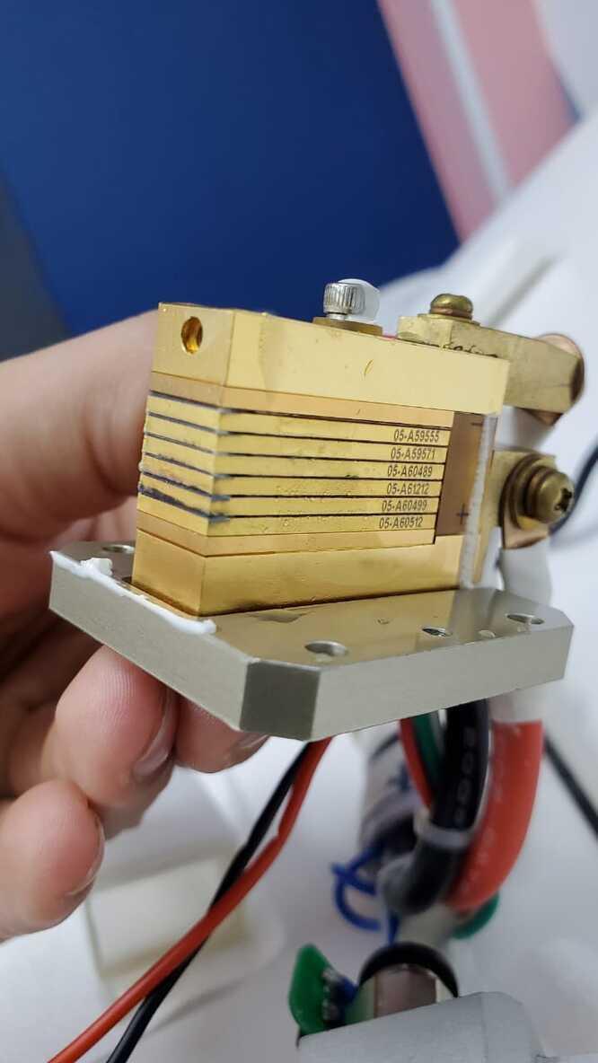 Spare laser glass for a pen