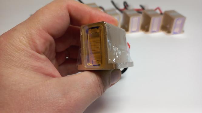Monitoring the correctness of the laser stack in the handle. Monitoring the correctness of the laser stack in the handle.