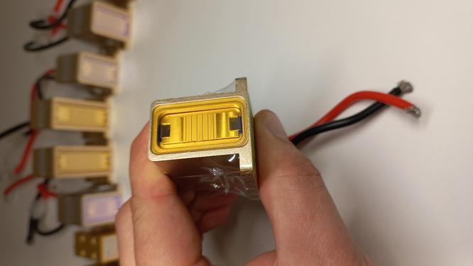A set of spare parts for a diode laser A set of spare parts for a diode laser