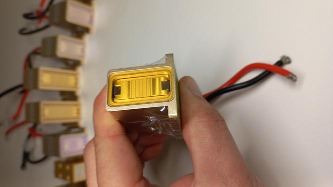 Replaced component of a diode laser Replaced component of a diode laser