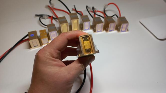 Electronic part of the diode laser Electronic part of the diode laser