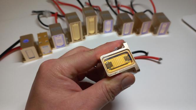 A laser block A laser block