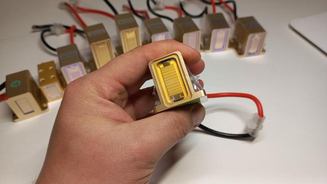 Spare diode laser electronics Spare diode laser electronics
