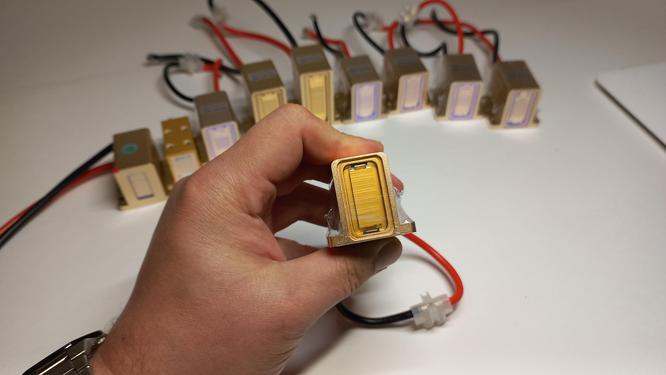 The diode element of the device The diode element of the device