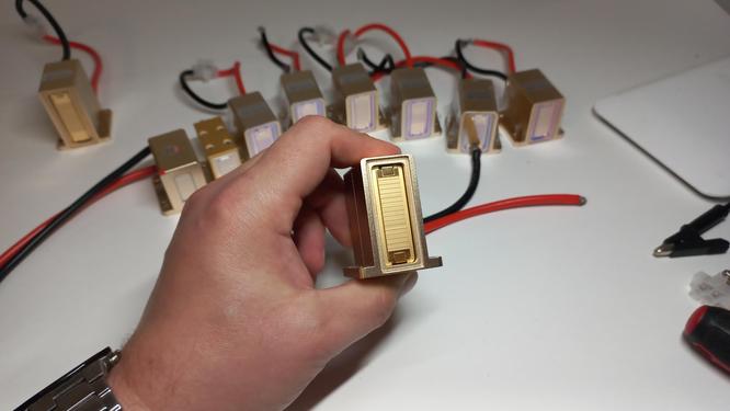 Modeling electromagnetic characteristics of the laser module. Modeling electromagnetic characteristics of the laser module.