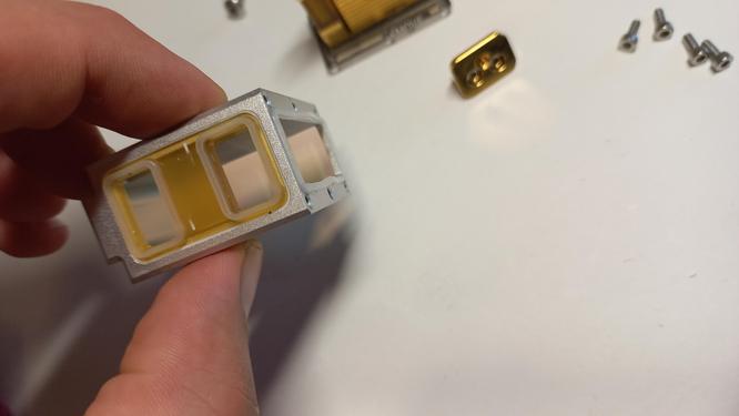 A set of spare parts for a cosmetic laser A set of spare parts for a cosmetic laser