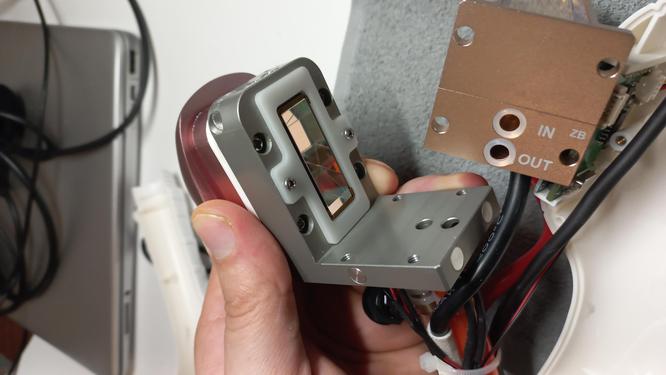 Element of laser emitter