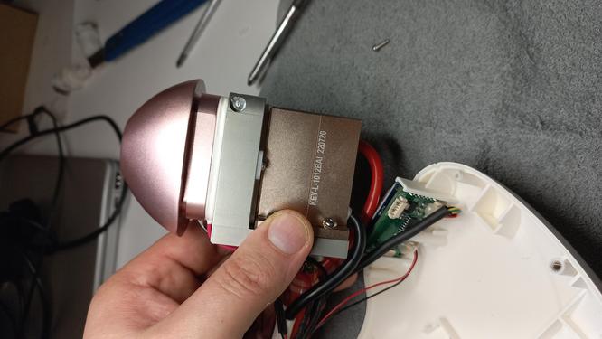 Radiation unit in the laser system