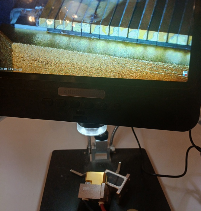 Examination of HPL diode laser stack (non-operational)
