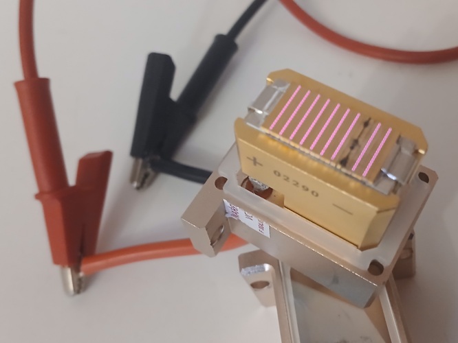 Physical inspection of HPL 500W 10-bar laser stack